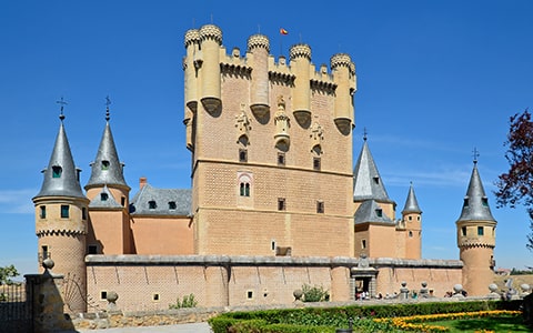 Exterior of the Alcázar of Segovia